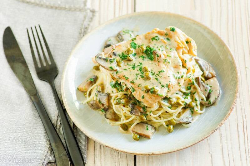Chicken Piccata with Pasta