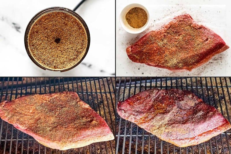 Making copycat Buc-ee's brisket.