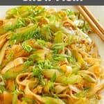 Homemade Panda Express chow mein on a plate.
