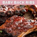 Homemade Claim Jumper ribs on a plate.