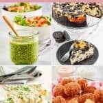 Copycat Cheesecake Factory santa fe dressing, oreo cheesecake, chicken piccata, and potato tots.