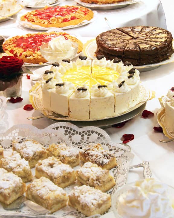 cakes made from recipes from church cookbooks