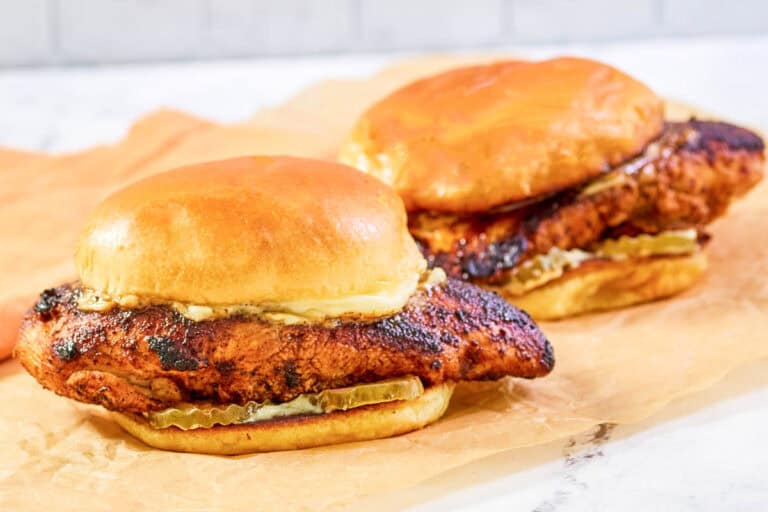 Copycat Popeyes Blackened Chicken Sandwich