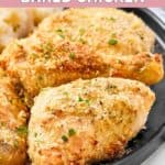 A few pieces of potato flake chicken.