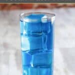 Homemade Sonic ocean water drink.