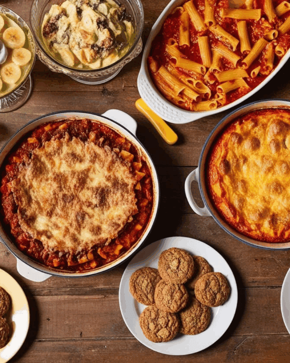 broccoli salad, banana pudding, dump cakes, and more easy dishes to make