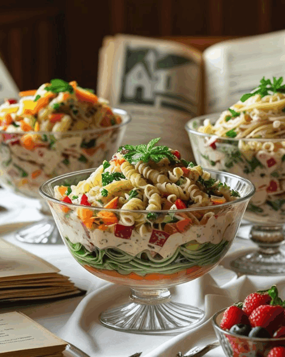 4 salads that came from a church cookbook