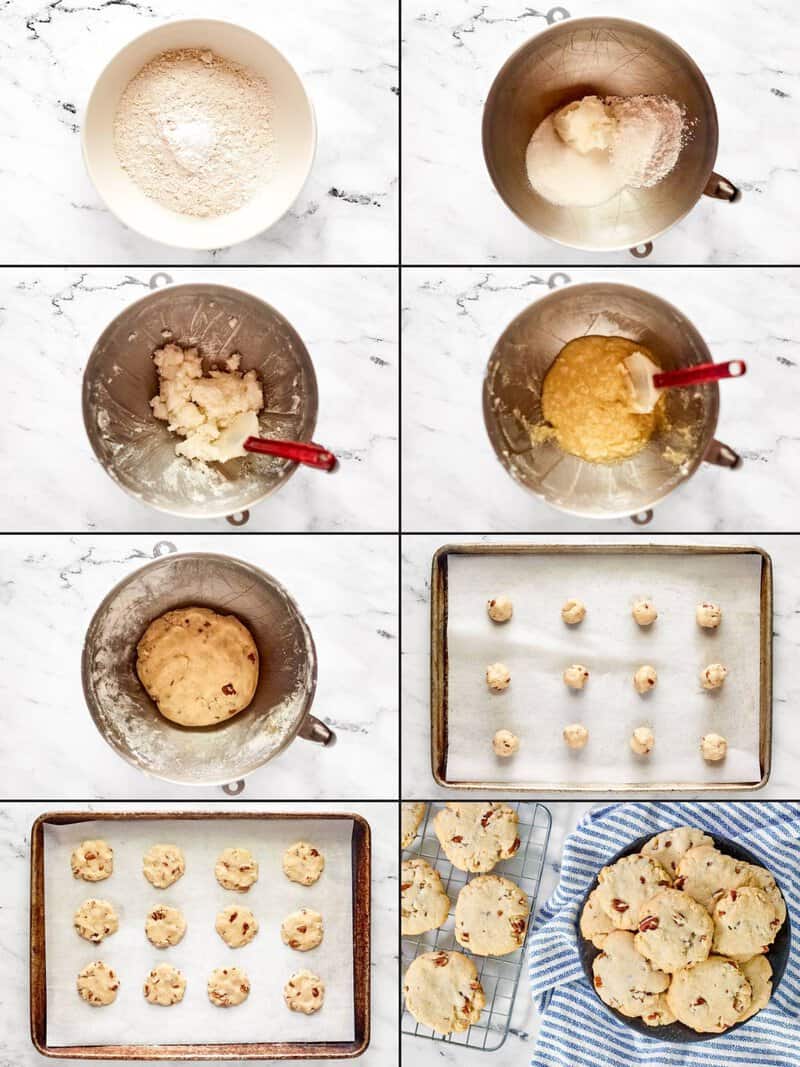 Making copycat Keebler shortbread cookies.