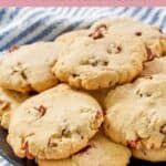 A plate of homemade Keebler pecan sandies.